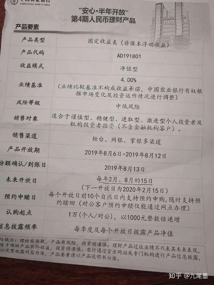信银理财，我的理财产品购买之旅 在信银理财买过理财产品