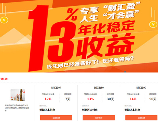 亿百润理财产品概览 亿百润理财产品有哪些